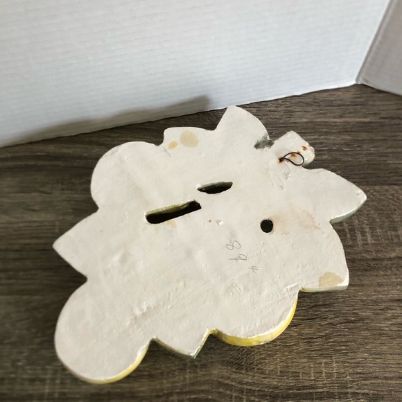 Vtg Yellow Pear Bundle Chalkware Wall Decor - Picture 4 of 15